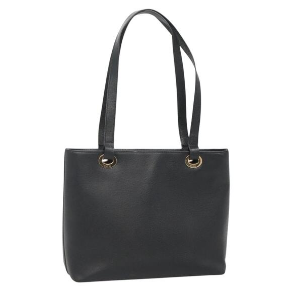 GUCCI Tote Bag Leather Black Gold 002 2040 002 2040 - Picture 1 of 12